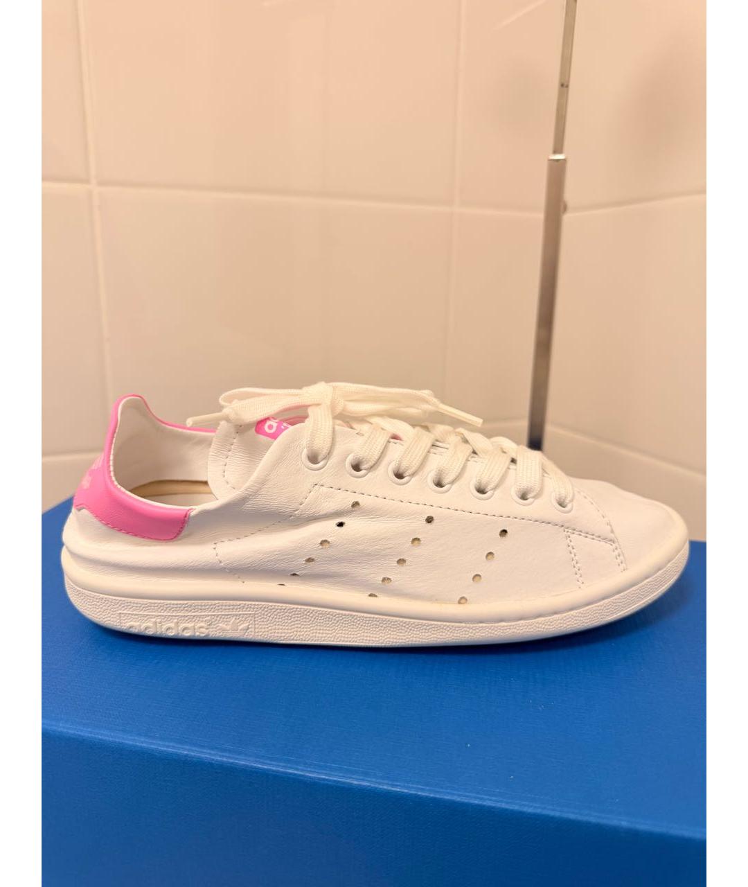 BALENCIAGA Белые кожаные кеды, фото 8