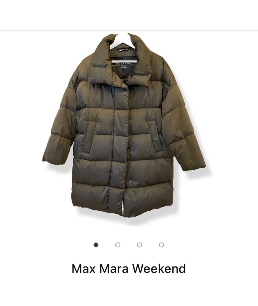 MAX MARA Хаки пуховик, фото 7