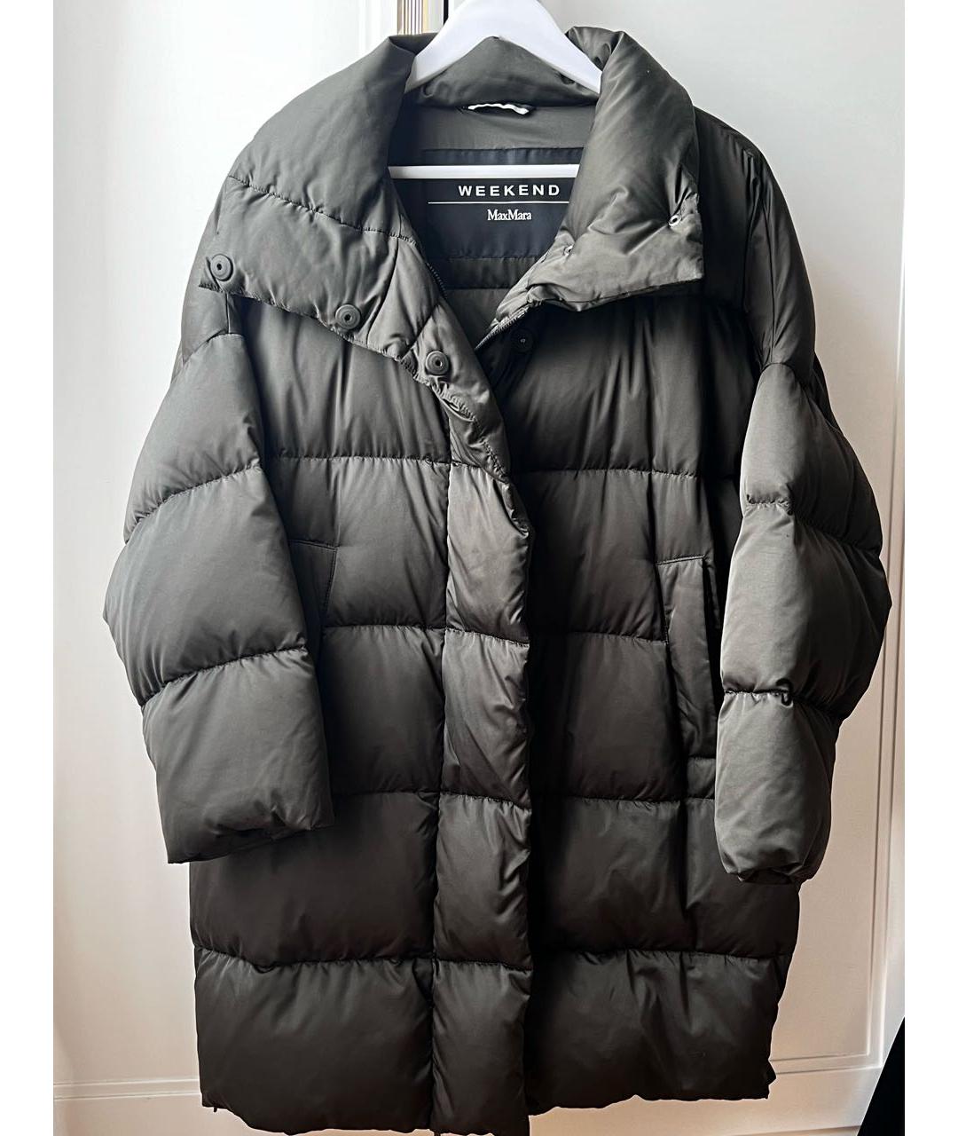 MAX MARA Хаки пуховик, фото 6