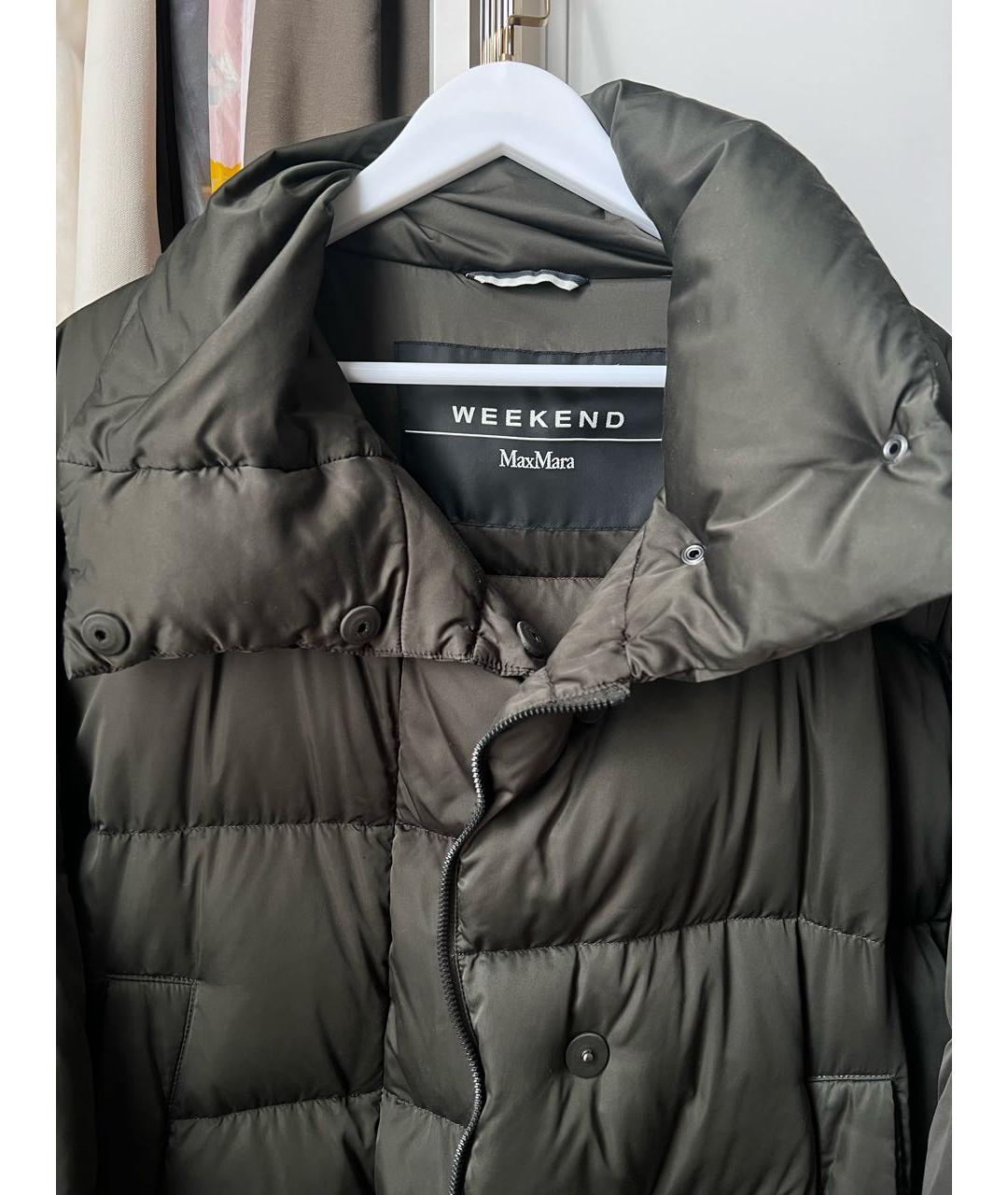 MAX MARA Хаки пуховик, фото 5