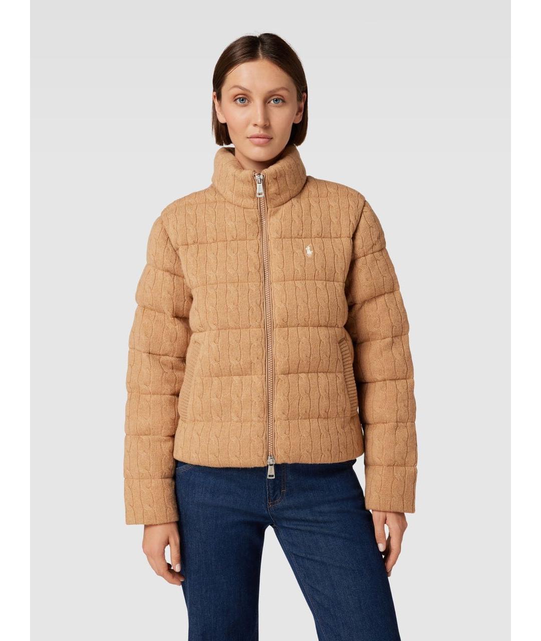 POLO RALPH LAUREN Бежевая шерстяная куртка, фото 2