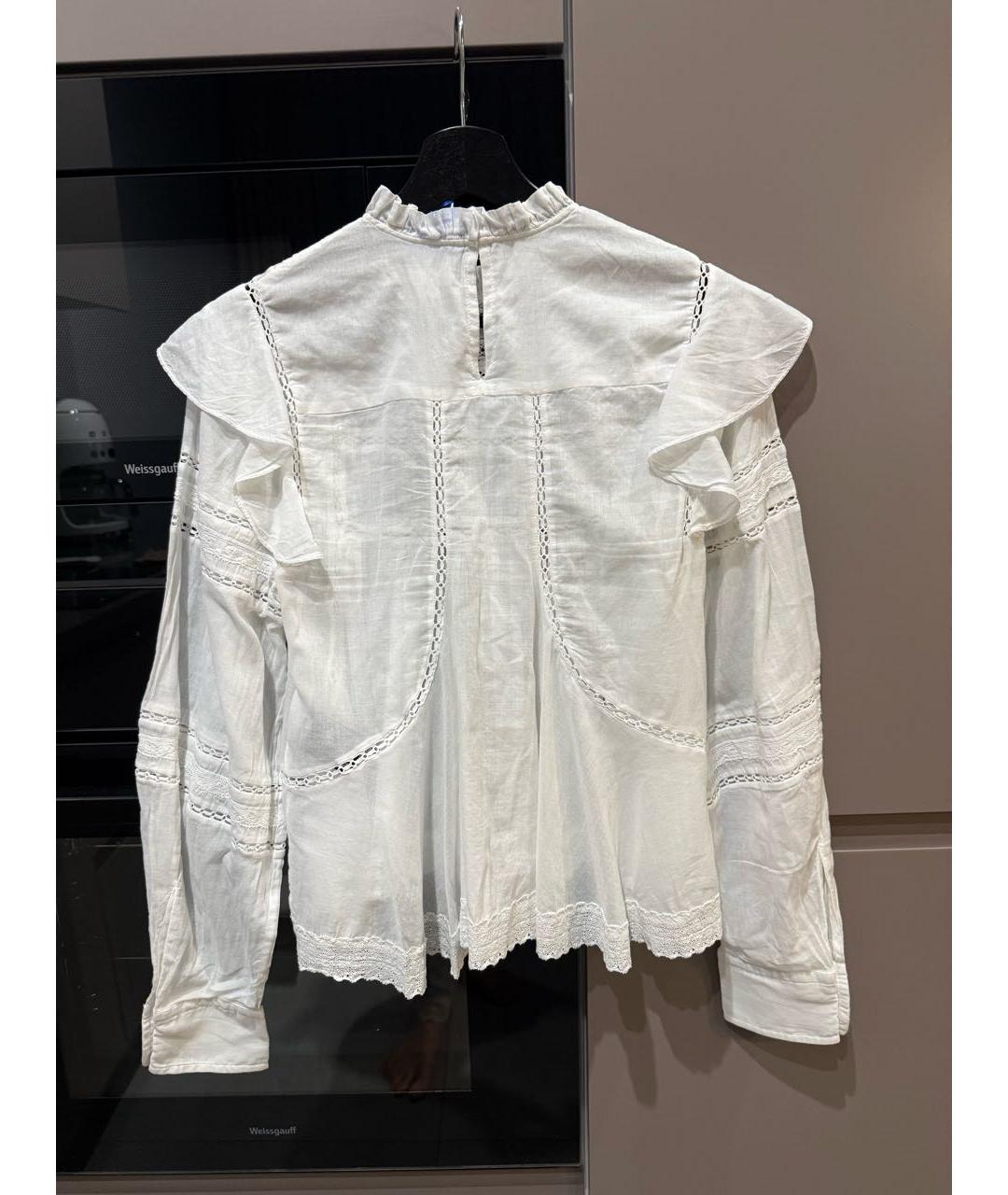 ISABEL MARANT ETOILE Белая хлопковая блузы, фото 2