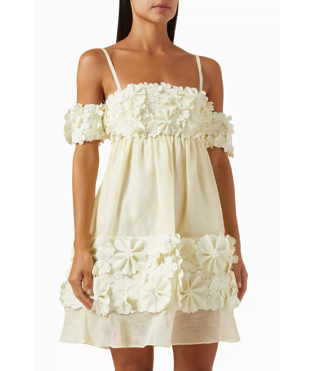 ZIMMERMANN Желтое коктейльное платье, фото 5