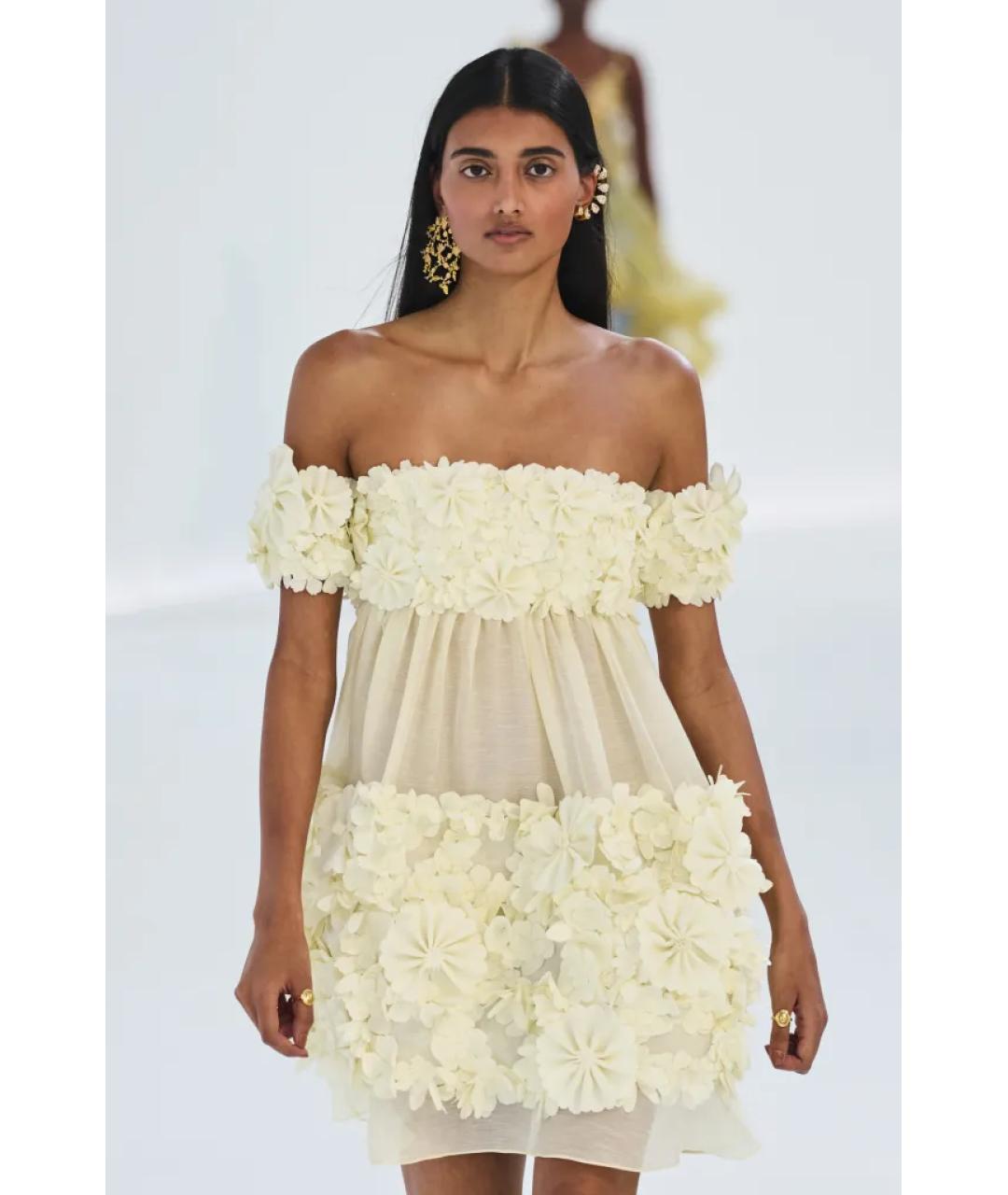 ZIMMERMANN Желтое коктейльное платье, фото 9