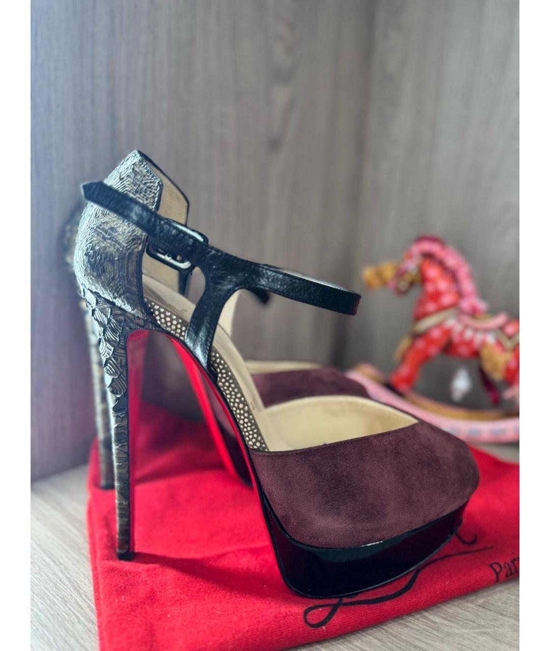 CHRISTIAN LOUBOUTIN Мульти туфли, фото 8