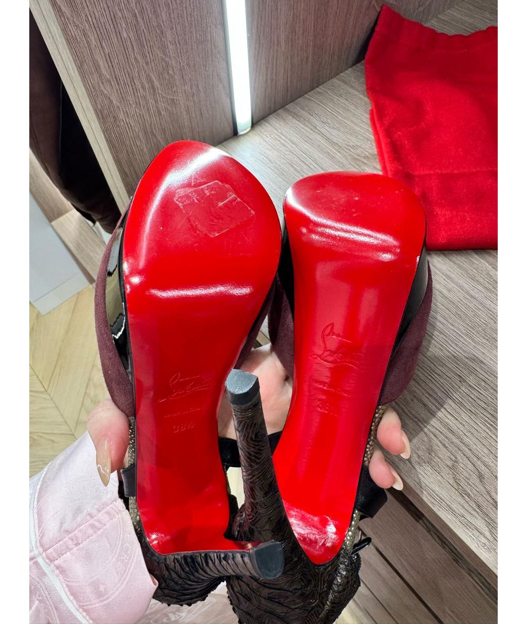 CHRISTIAN LOUBOUTIN Мульти туфли, фото 6