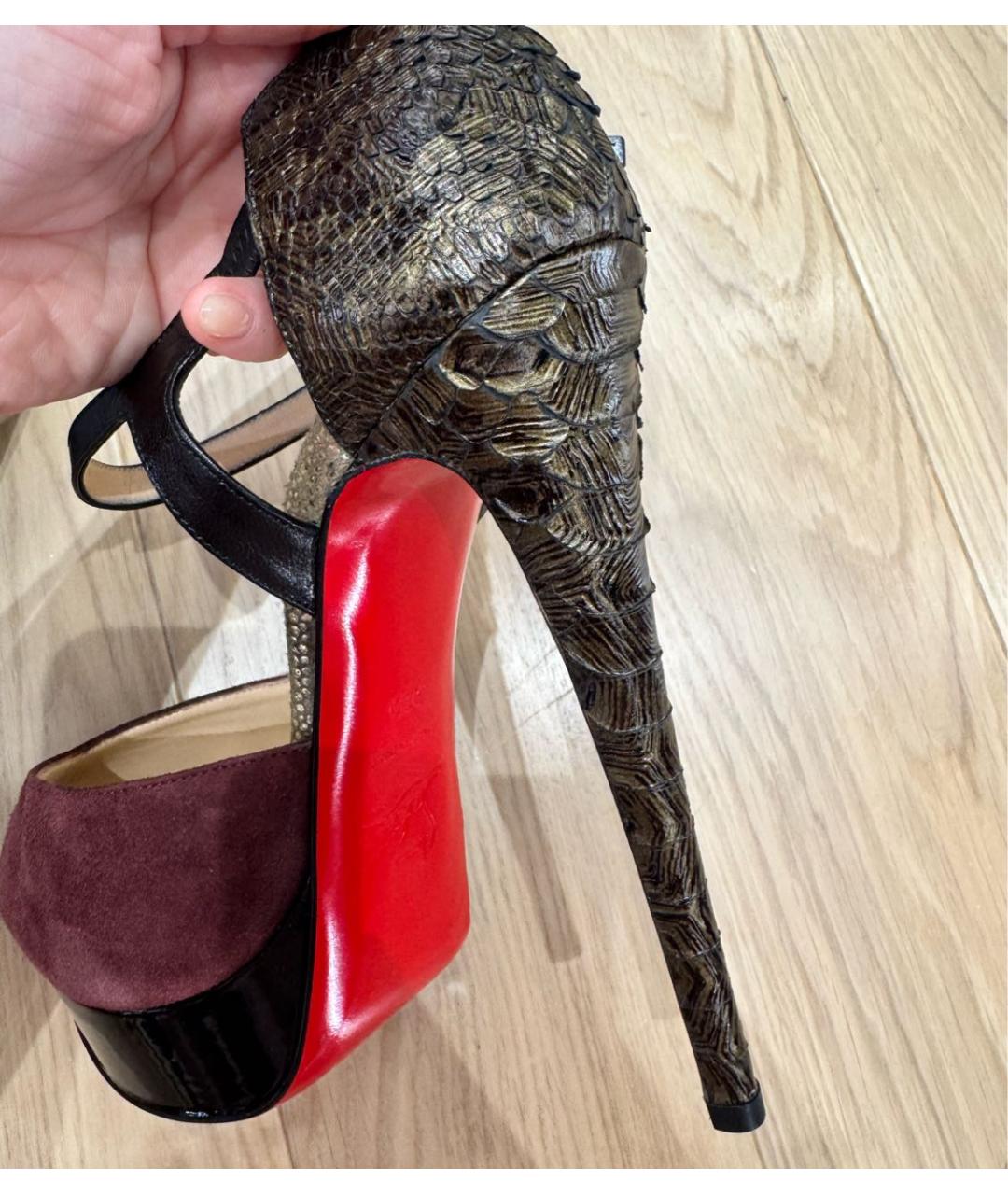 CHRISTIAN LOUBOUTIN Мульти туфли, фото 7
