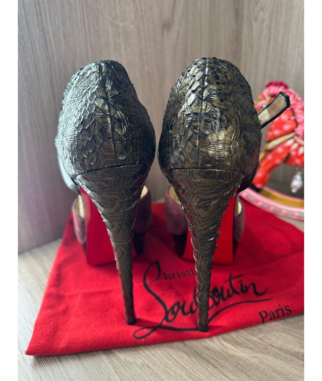 CHRISTIAN LOUBOUTIN Мульти туфли, фото 4