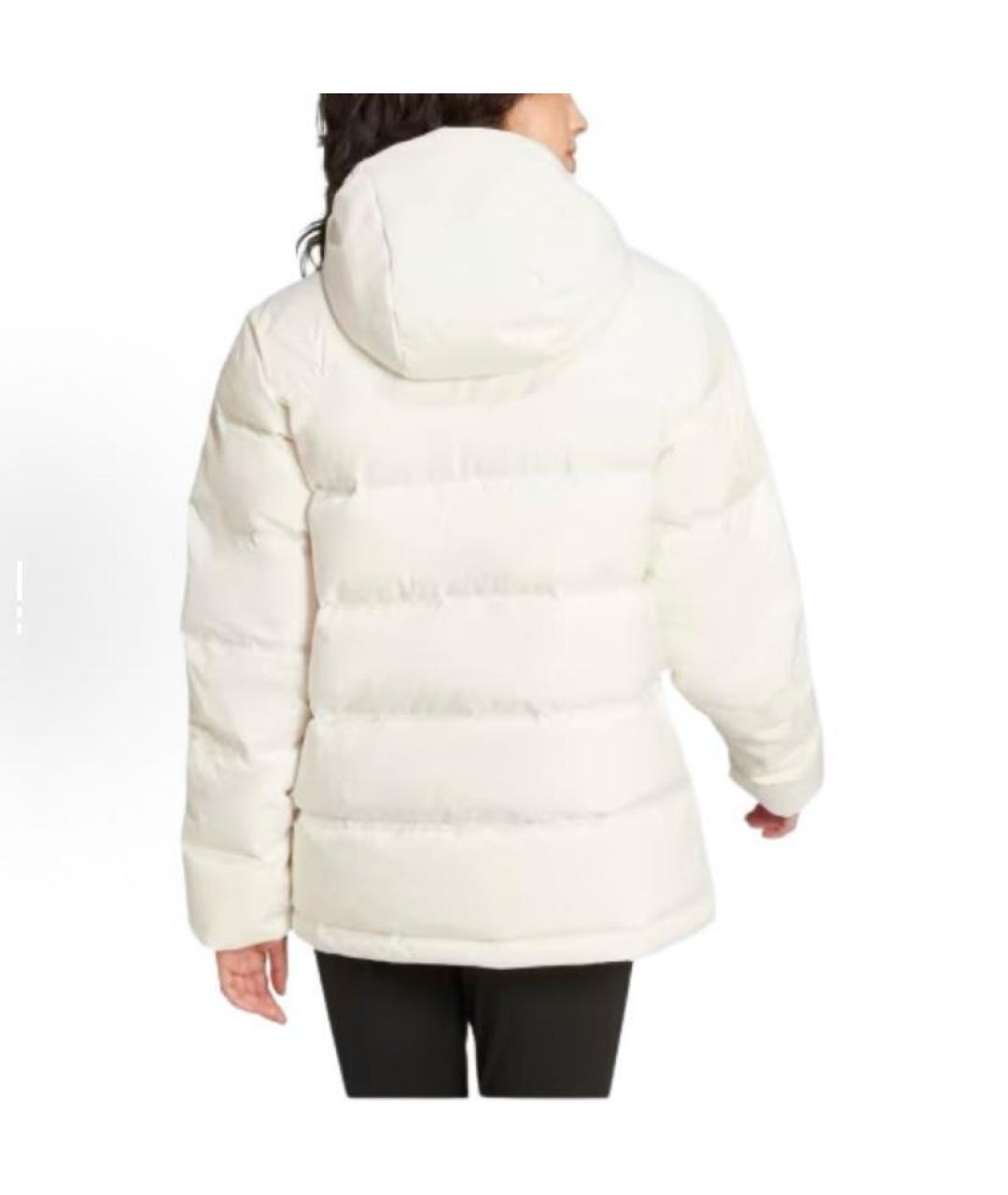 ADIDAS Белый полиэстеровый пуховик, фото 3