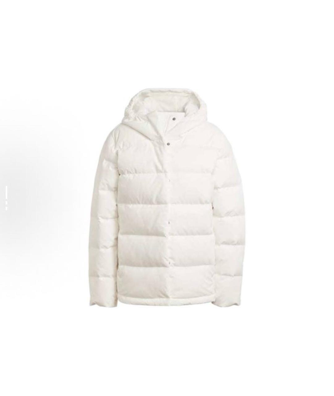 ADIDAS Белый полиэстеровый пуховик, фото 6