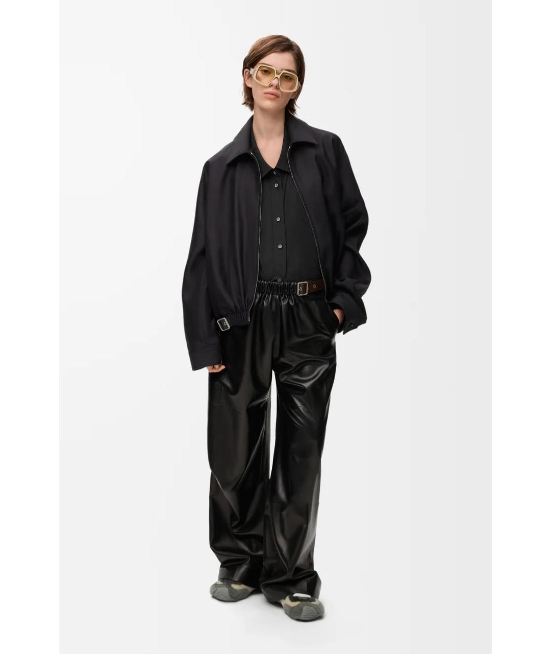 LOEWE Черная шерстяная куртка, фото 2