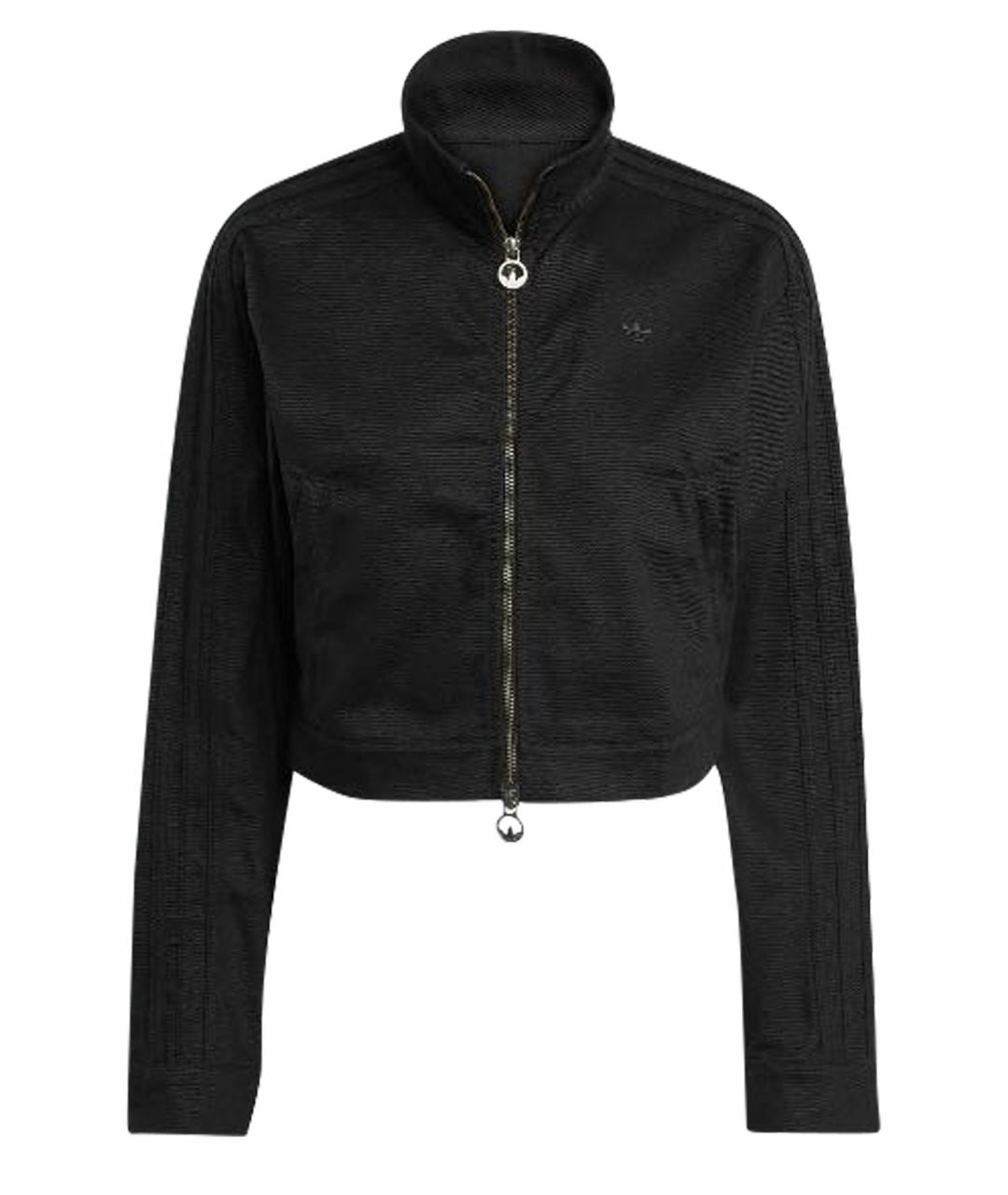 ADIDAS Черная хлопковая куртка, фото 1