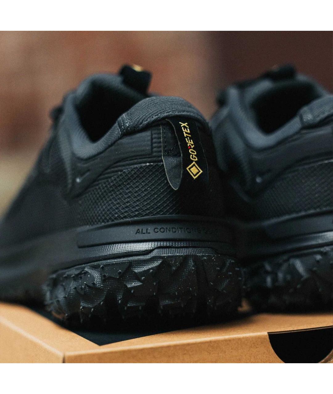 NIKE ACG Черные текстильные низкие кроссовки / кеды, фото 8