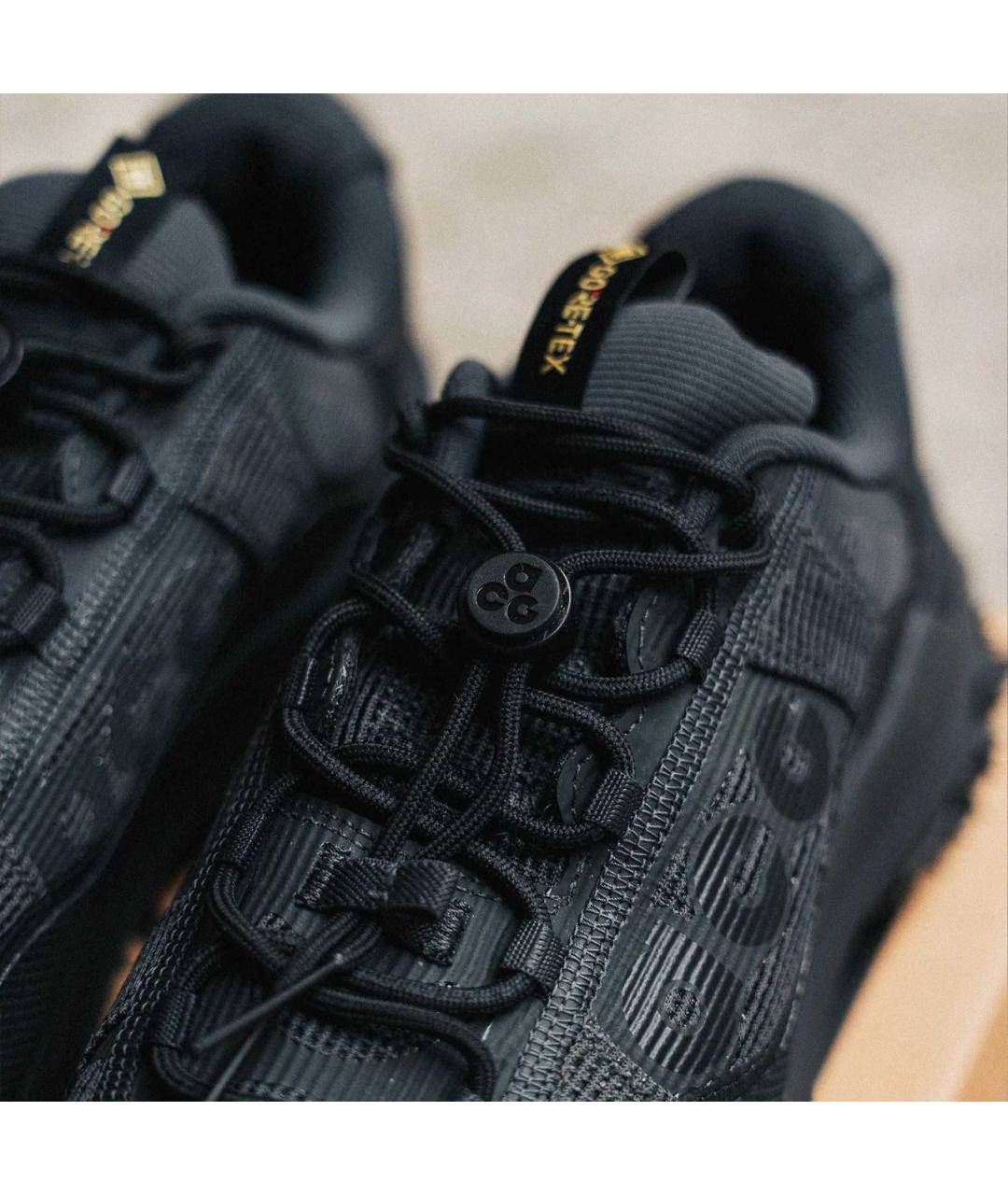 NIKE ACG Черные текстильные низкие кроссовки / кеды, фото 7