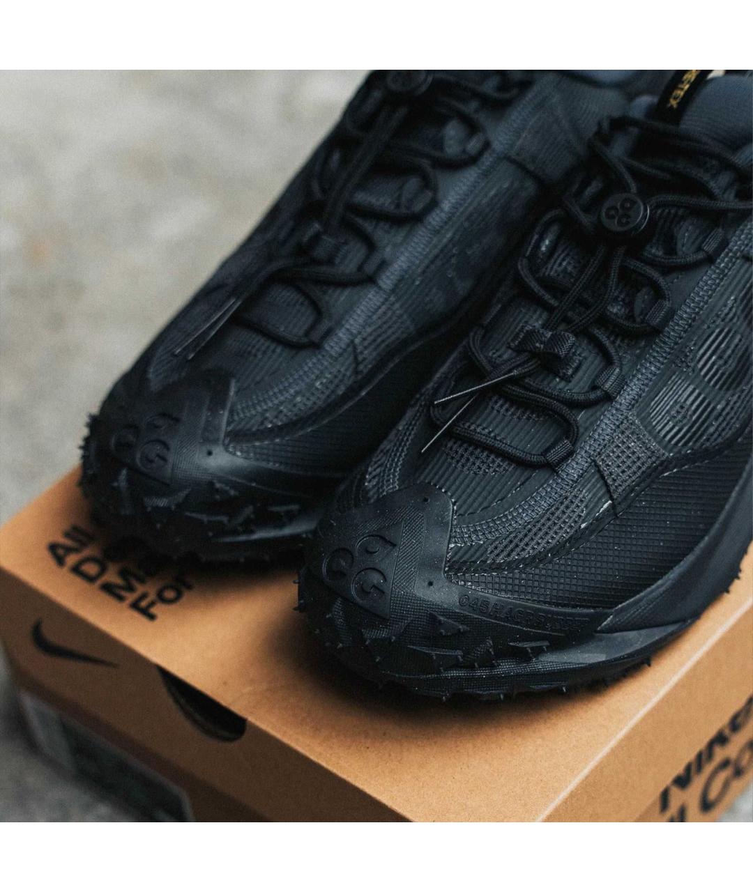 NIKE ACG Черные текстильные низкие кроссовки / кеды, фото 6