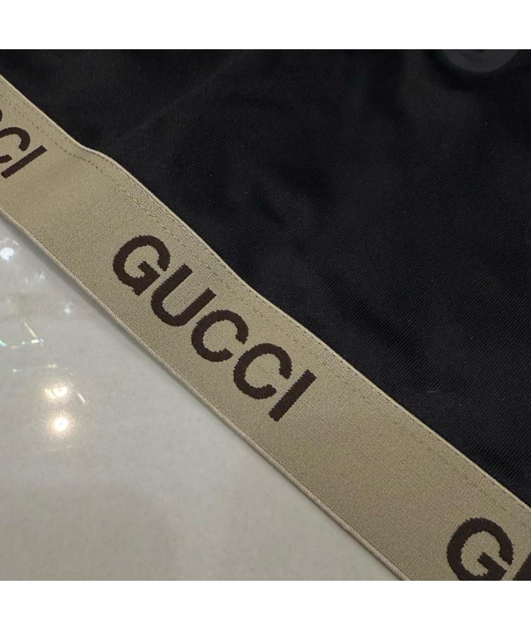 GUCCI Черный хлопко-эластановый спортивные костюмы, фото 8