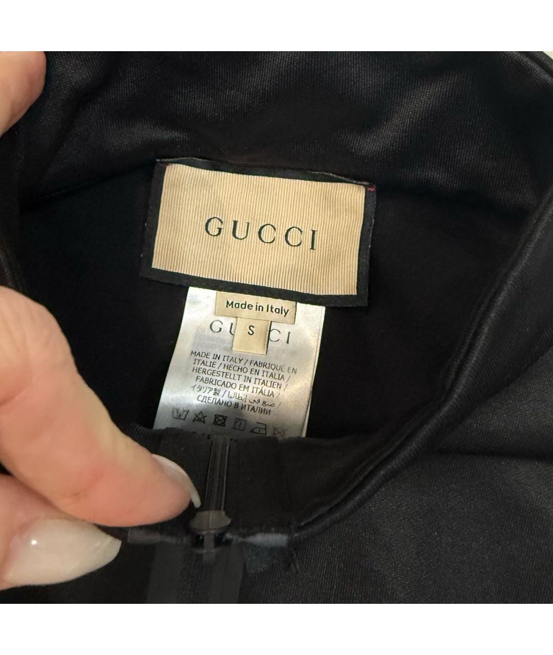 GUCCI Черный хлопко-эластановый спортивные костюмы, фото 6