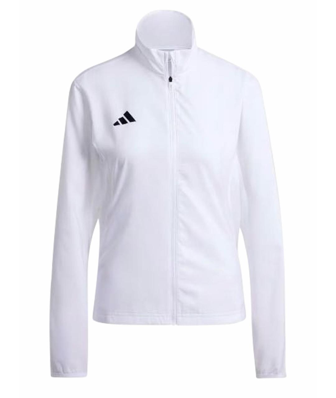 ADIDAS Белая полиэстеровая спортивная куртка, фото 1
