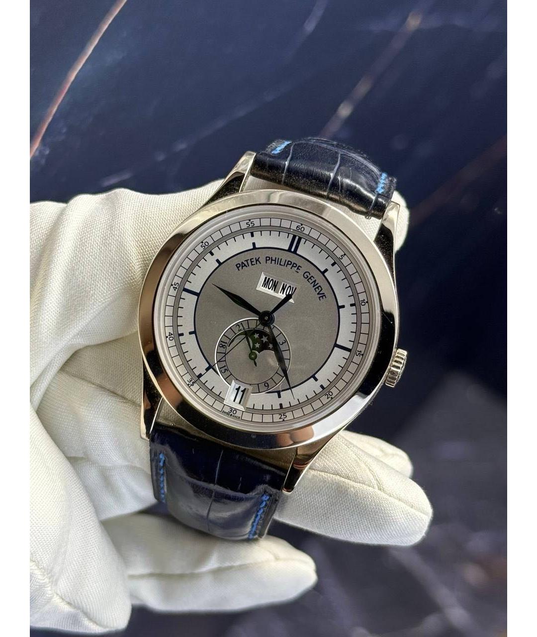 PATEK PHILIPPE Белые часы из белого золота, фото 2