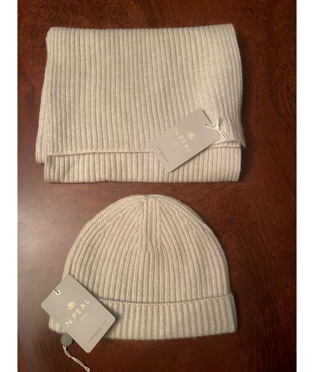 N.PEAL Серая кашемировая шапка, фото 9