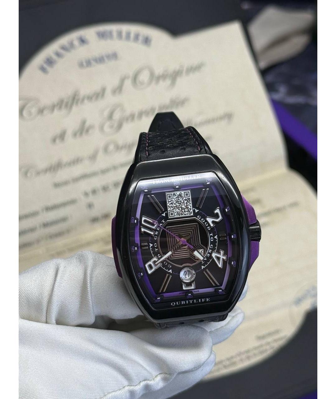 FRANCK MULLER Черные часы, фото 6