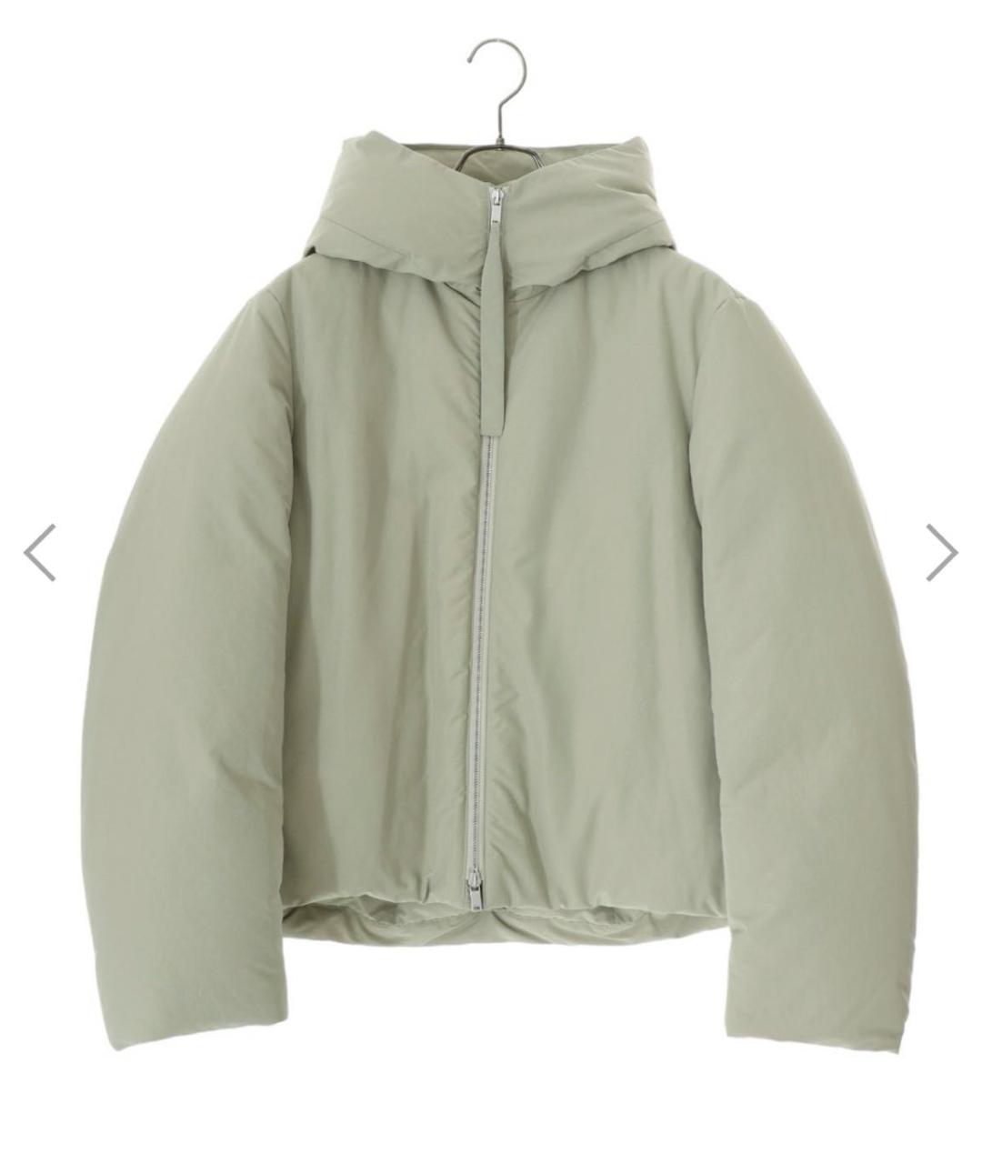 JIL SANDER Зеленый пуховик, фото 9