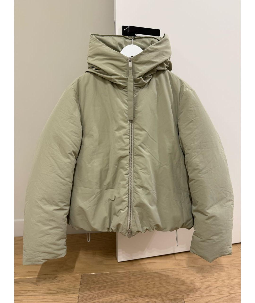 JIL SANDER Зеленый пуховик, фото 3