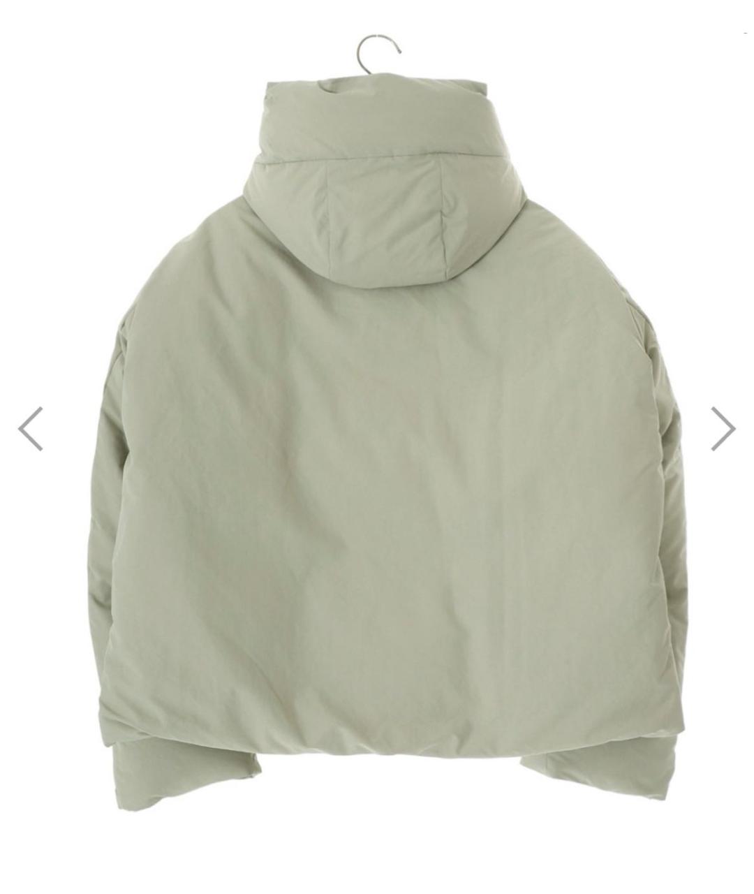 JIL SANDER Зеленый пуховик, фото 2
