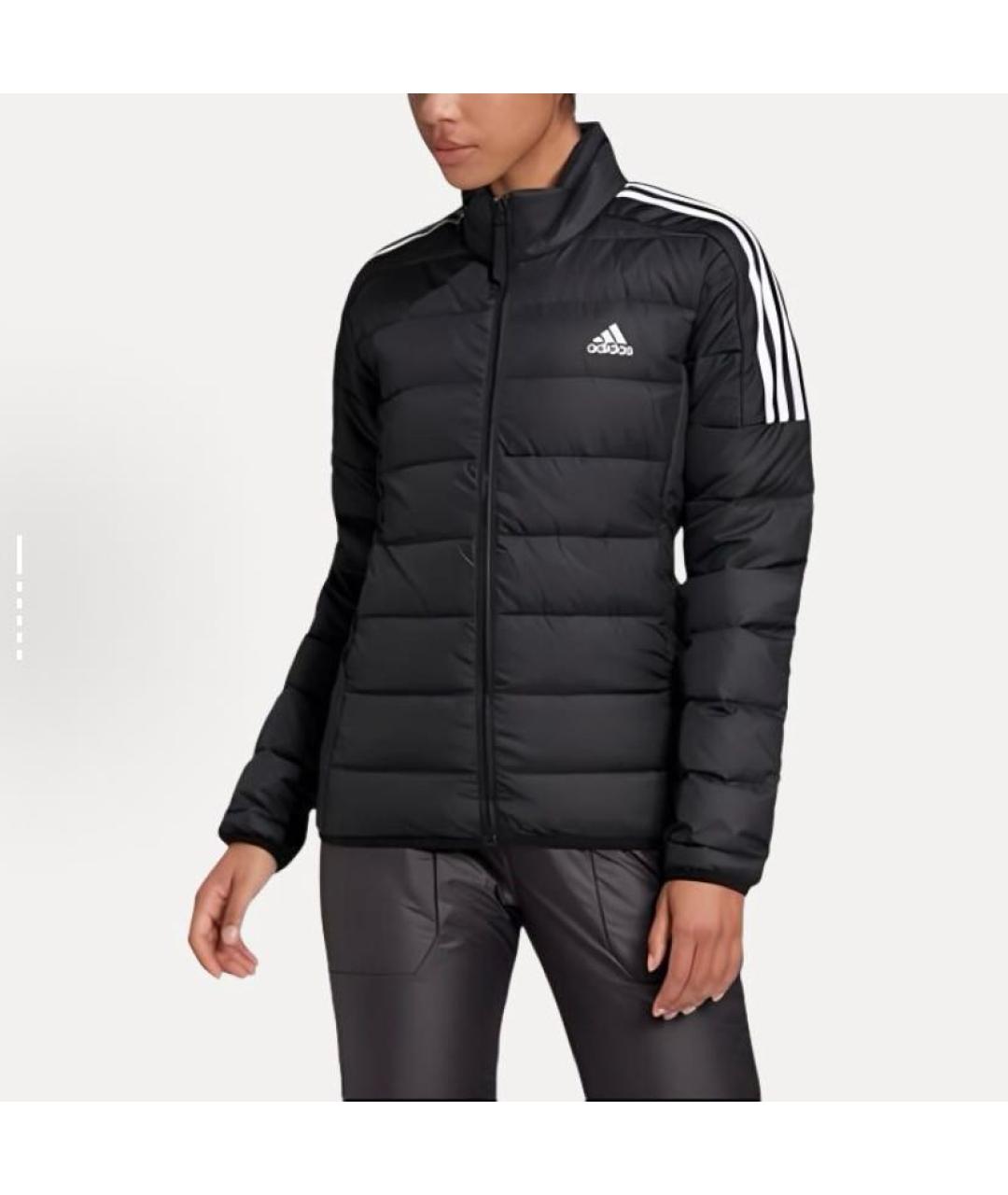 ADIDAS Черный полиэстеровый пуховик, фото 5