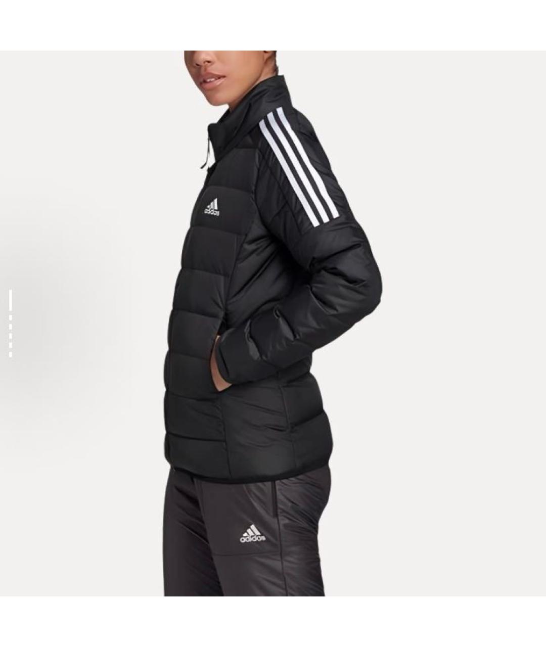 ADIDAS Черный полиэстеровый пуховик, фото 6
