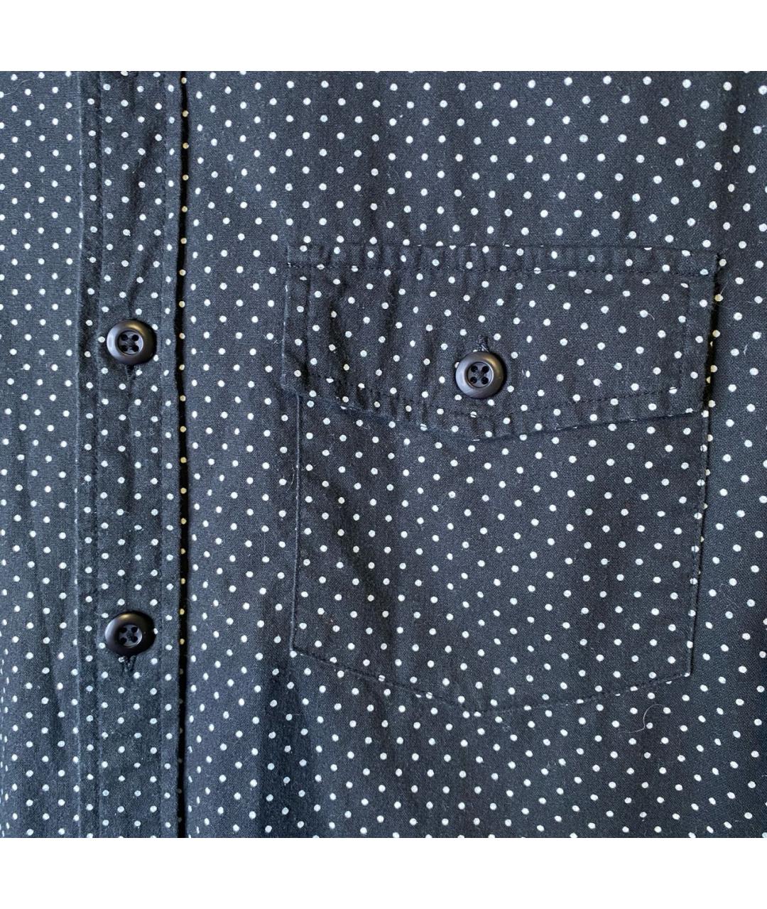 STUSSY Черная хлопковая кэжуал рубашка, фото 5