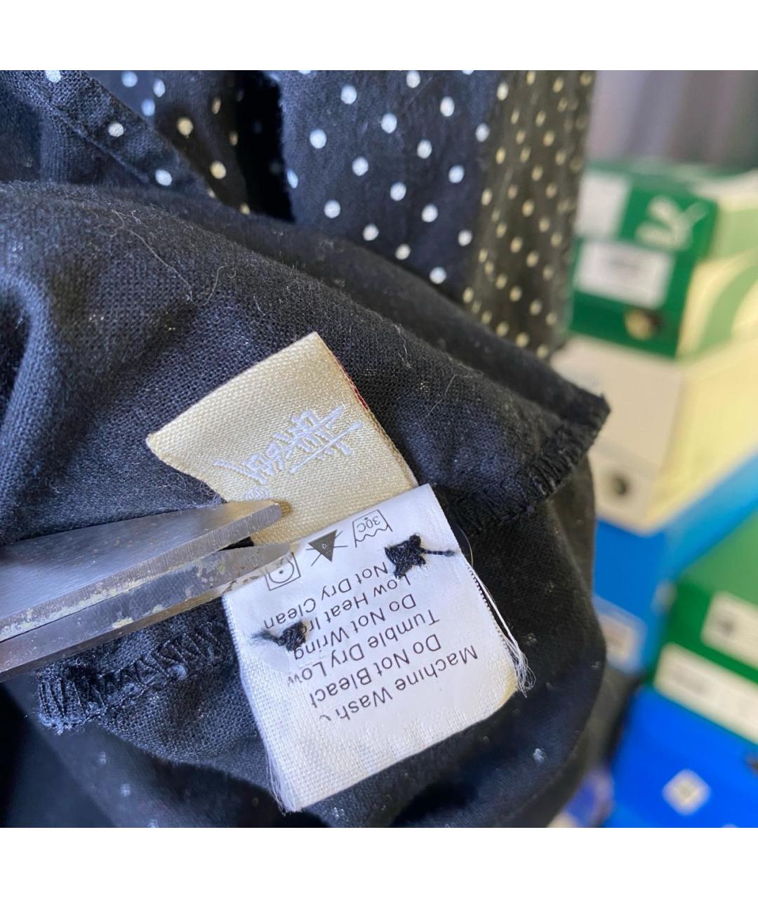 STUSSY Черная хлопковая кэжуал рубашка, фото 8