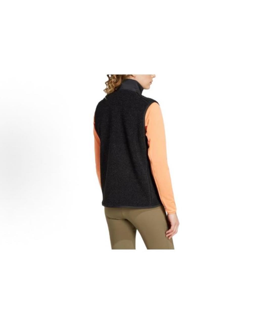 ADIDAS Черный полиэстеровый жилет, фото 3