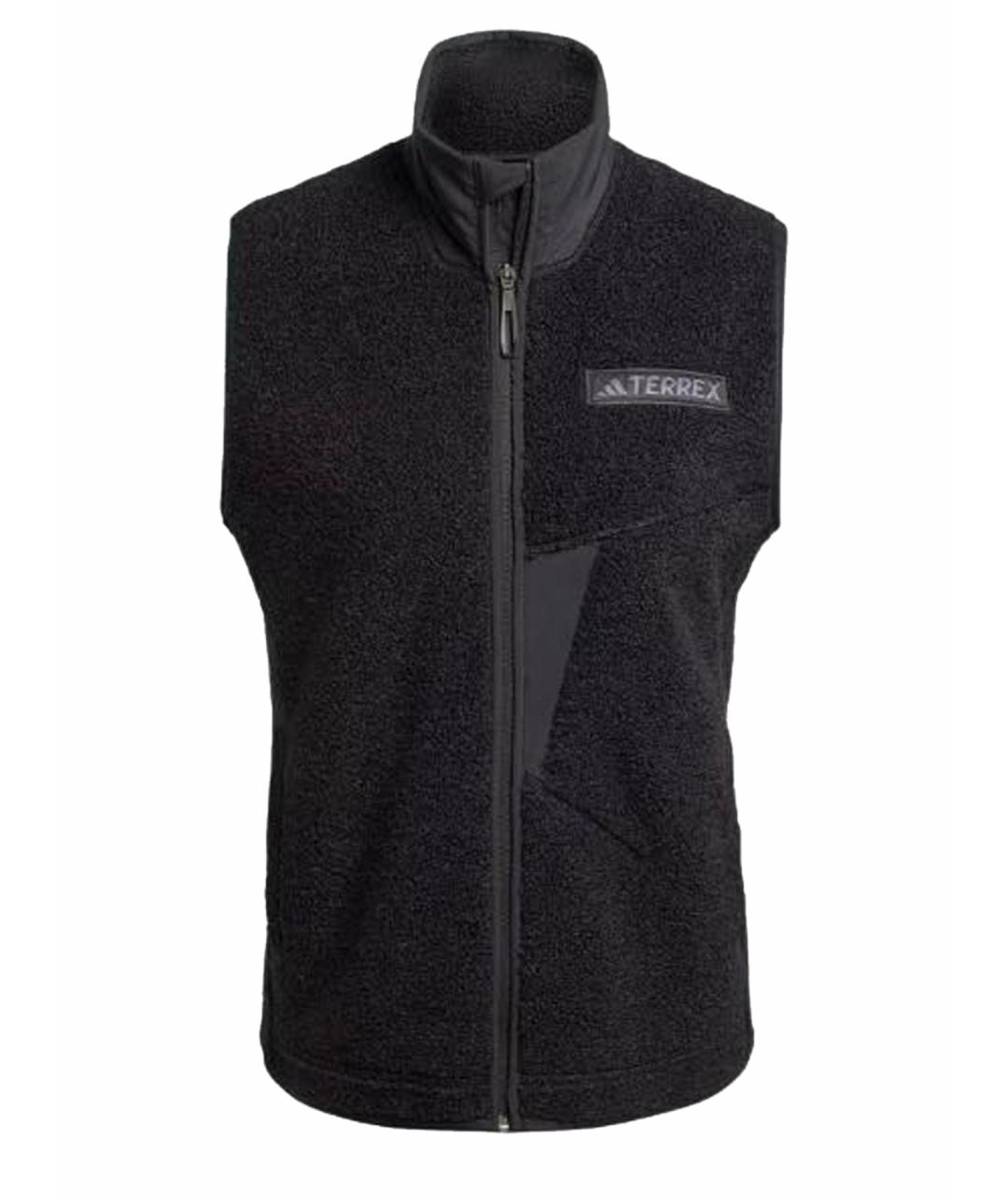 ADIDAS Черный полиэстеровый жилет, фото 1