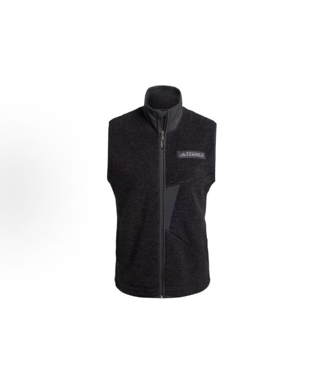 ADIDAS Черный полиэстеровый жилет, фото 5