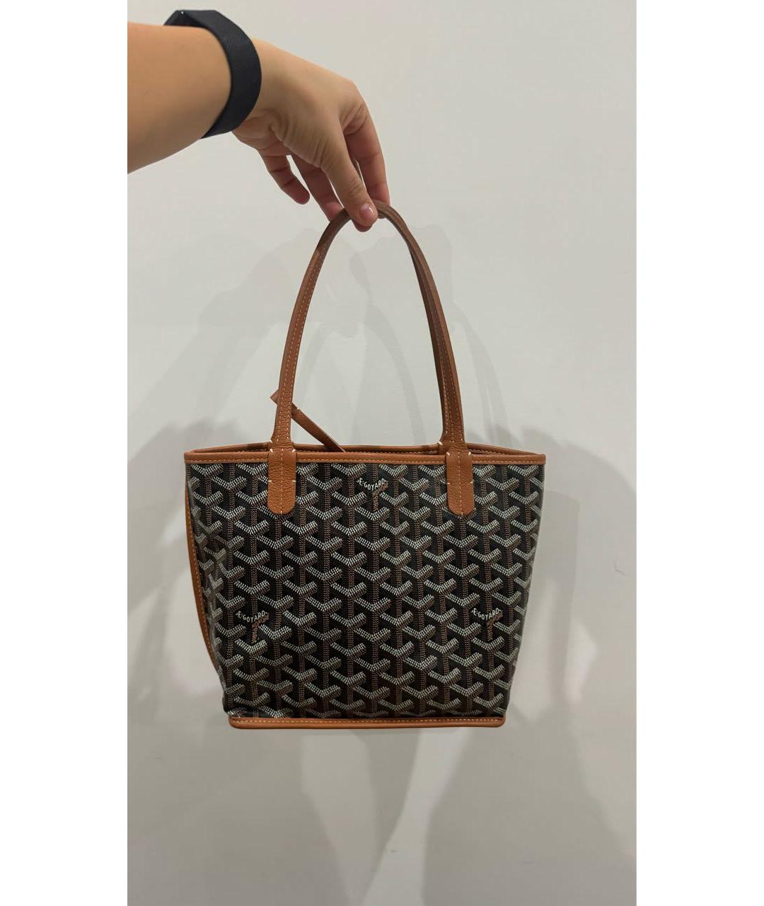 GOYARD Серая сумка с короткими ручками, фото 2