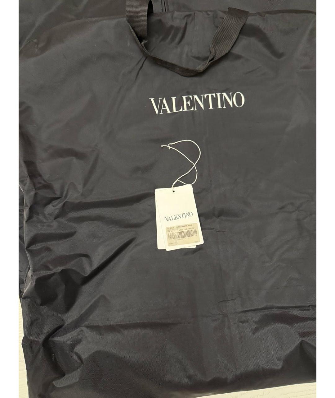 VALENTINO Антрацитовое хлопковое пальто, фото 6