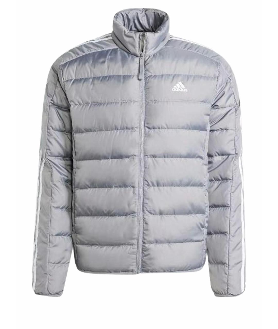 ADIDAS Серая полиэстеровая куртка, фото 1