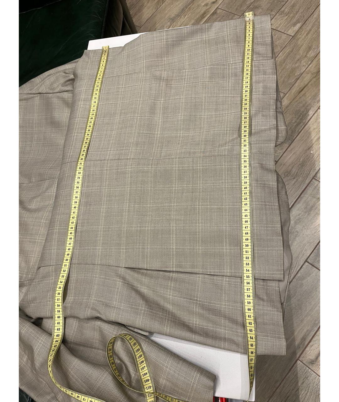 CERRUTI 1881 Бежевый шерстяной пиджак, фото 8