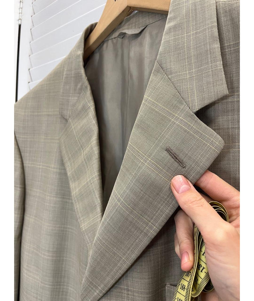 CERRUTI 1881 Бежевый шерстяной пиджак, фото 3