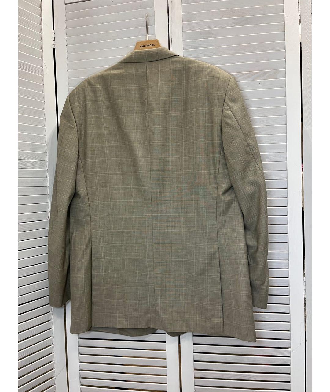 CERRUTI 1881 Бежевый шерстяной пиджак, фото 4