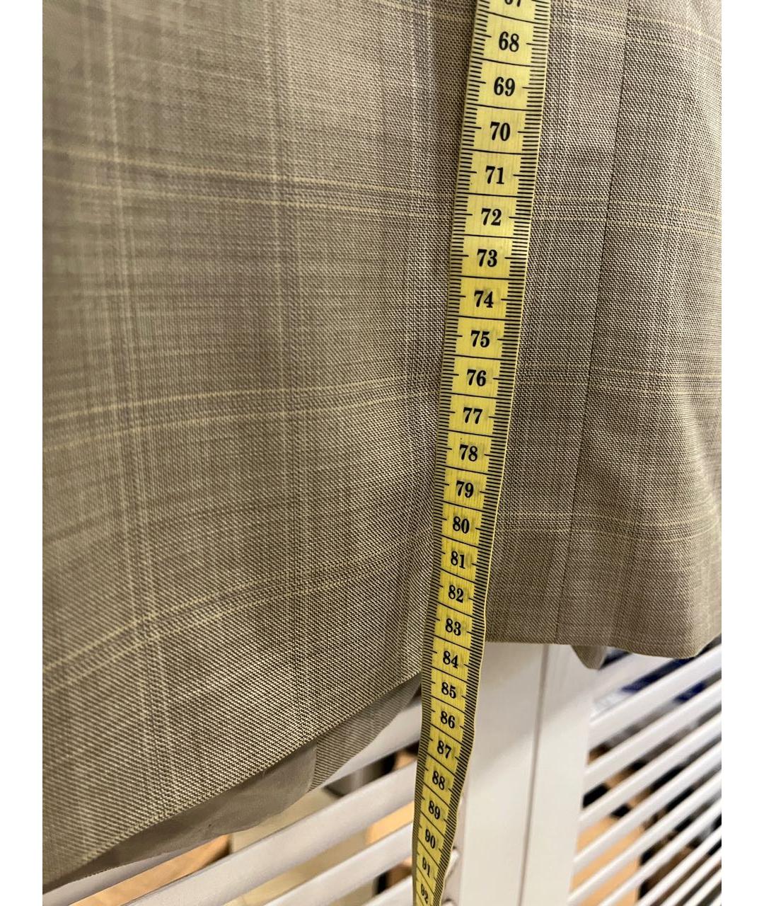 CERRUTI 1881 Бежевый шерстяной пиджак, фото 5