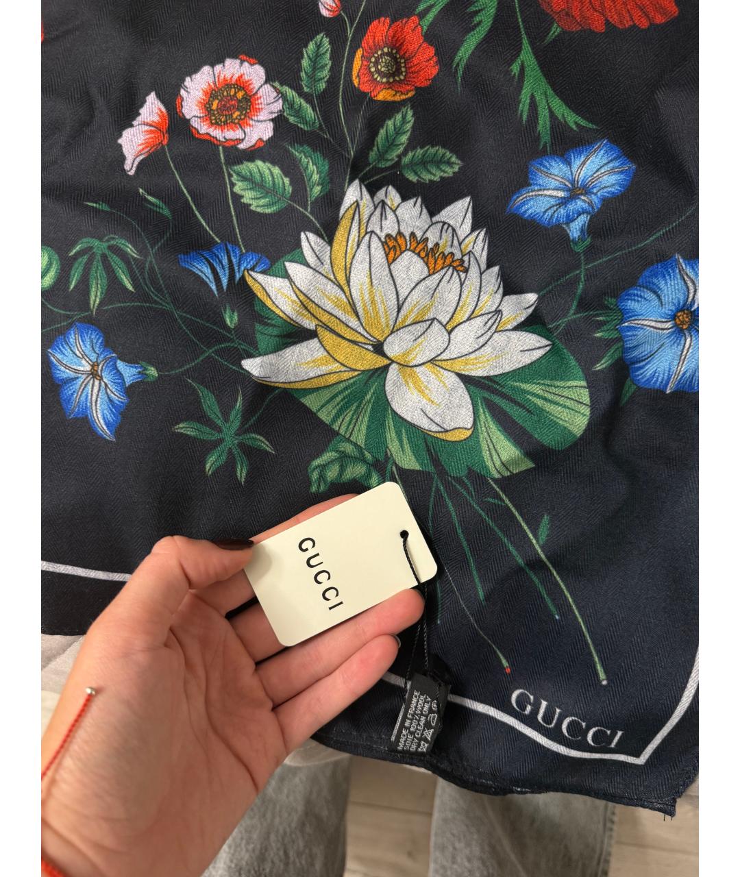 GUCCI Мульти шерстяной платок, фото 2