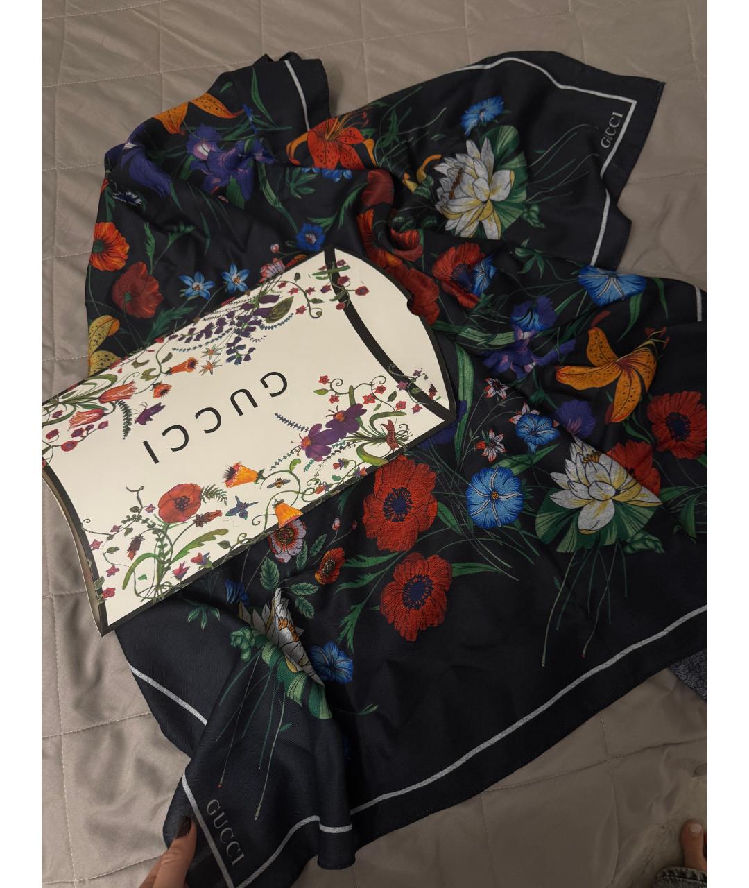 GUCCI Мульти шерстяной платок, фото 5