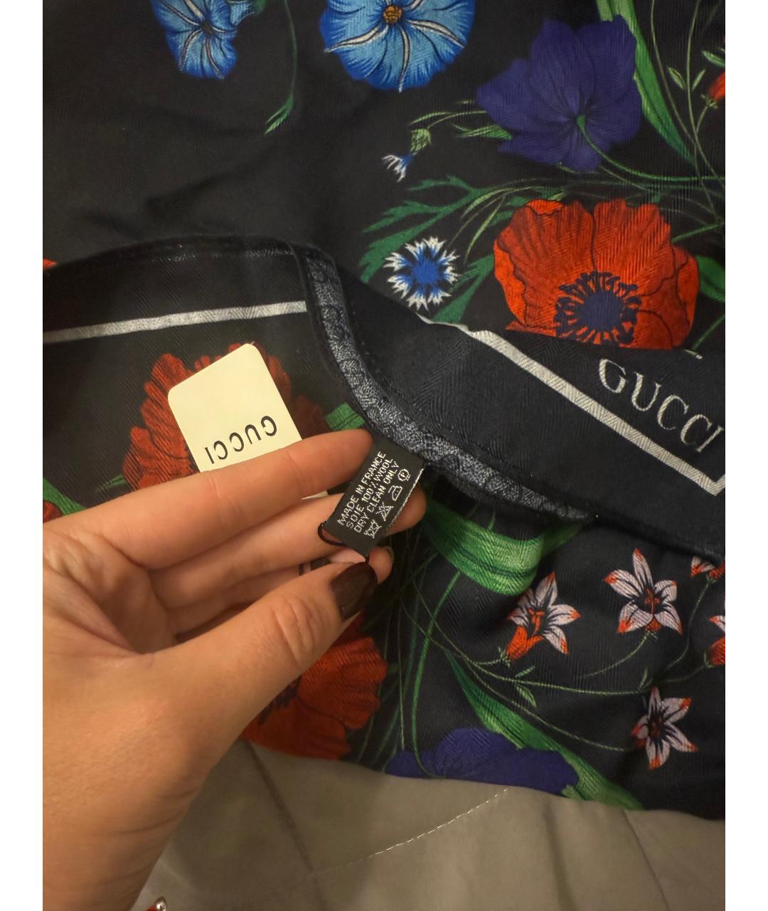 GUCCI Мульти шерстяной платок, фото 3