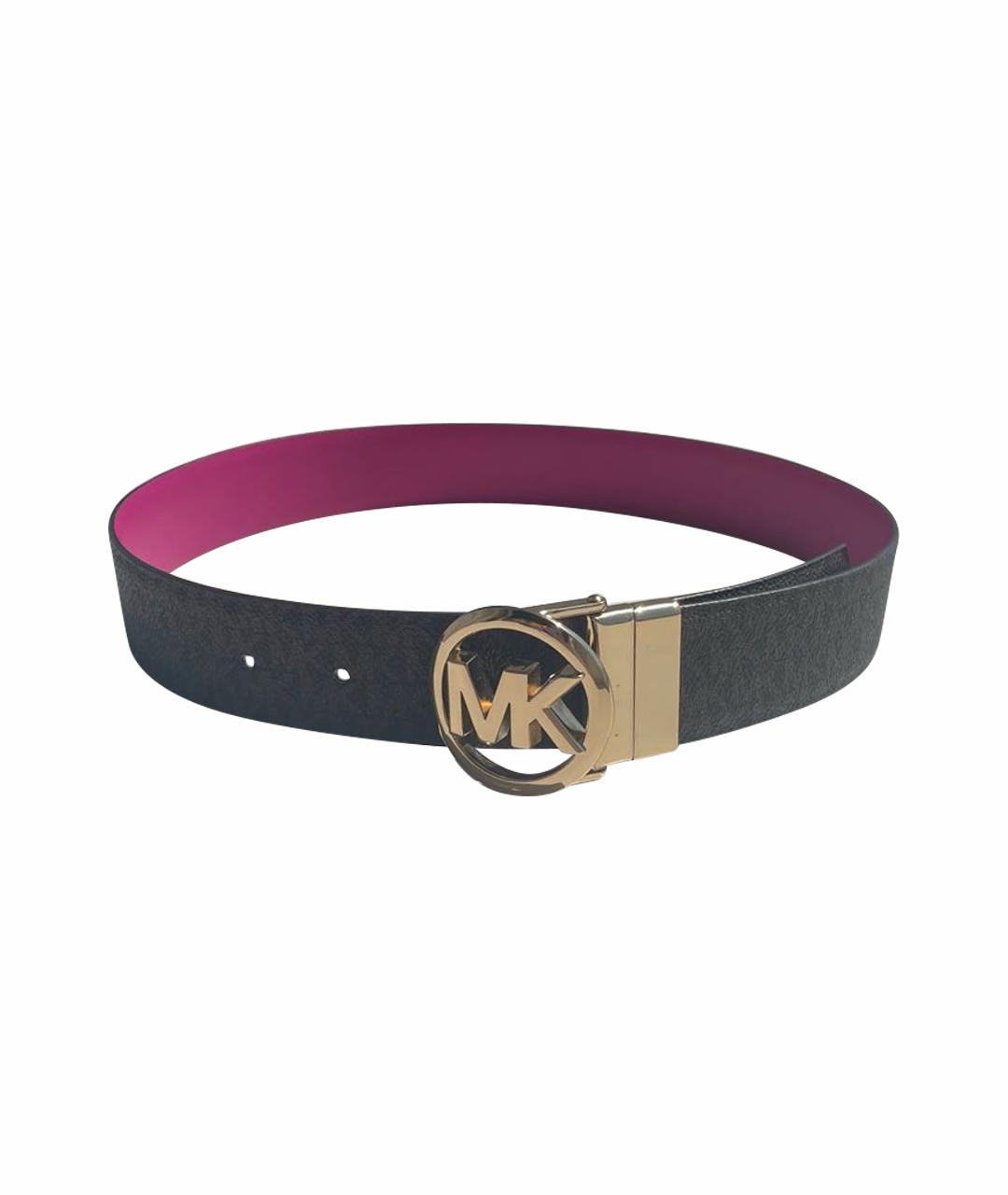 MICHAEL KORS Коричневый ремень из искусственной кожи, фото 1