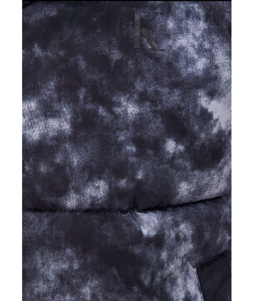 CALVIN KLEIN Синяя полиэстеровая куртка, фото 4