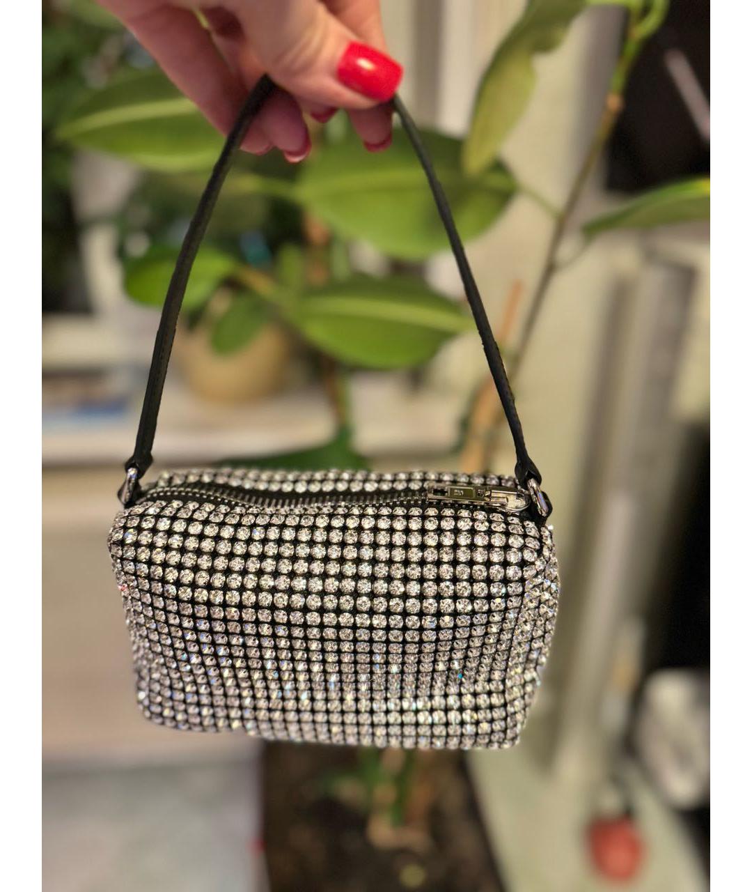 ALEXANDER WANG Серебряная сумка с короткими ручками, фото 3