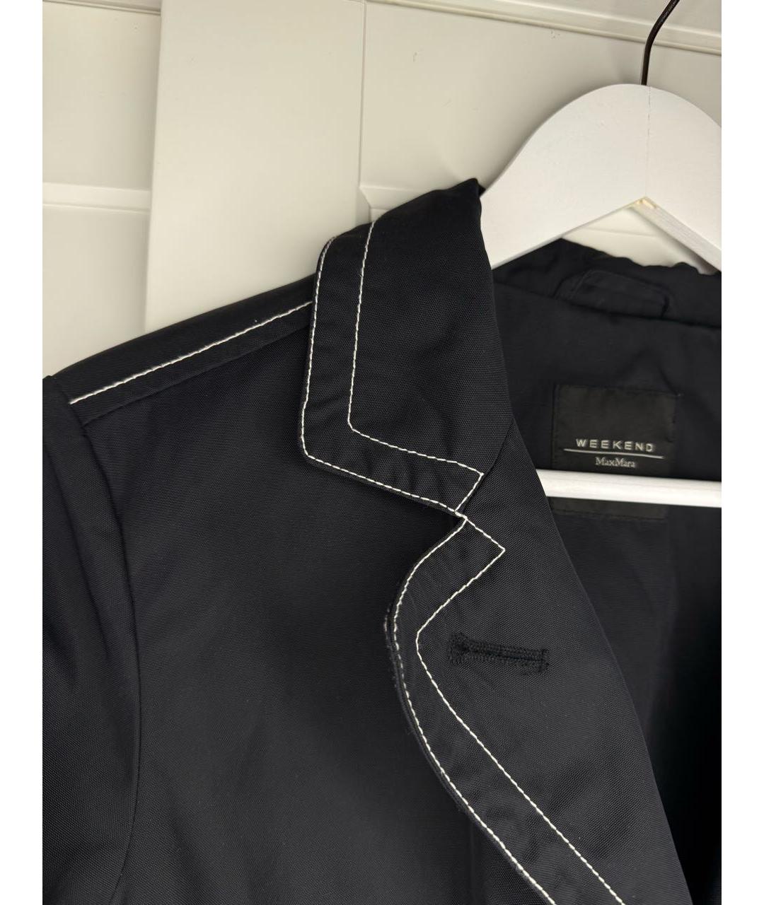 MAX MARA Черный тренч/плащ, фото 5