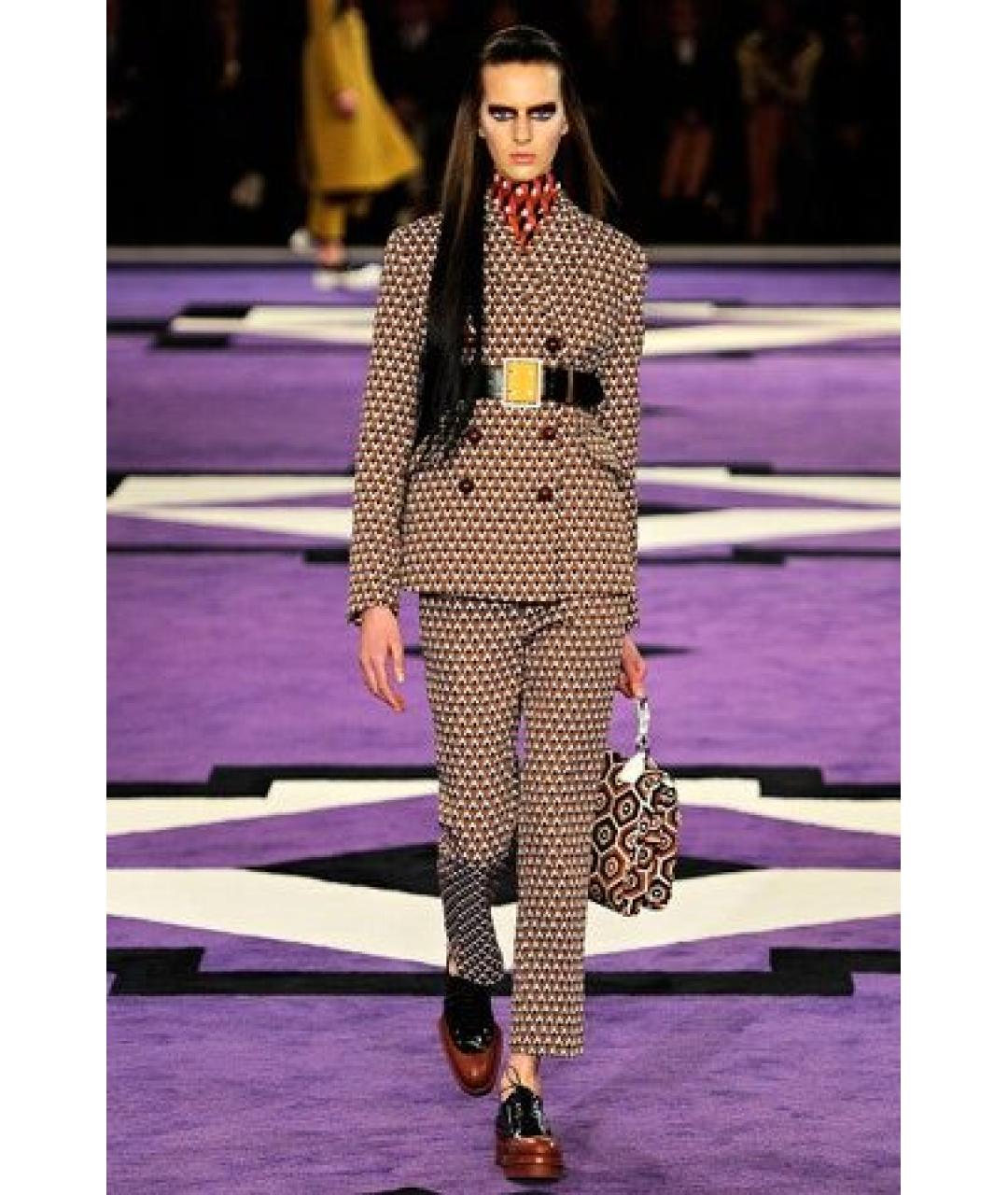 PRADA Черные кожаные брогги и оксфорды, фото 7